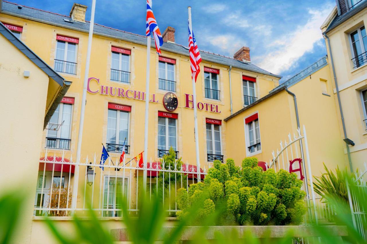 Churchill Hotel Bayeux Exterior foto